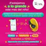 Promoción izzi Móvil Día del Niño: Compra un equipo celular y llévate una bocina Jamoji de regalo