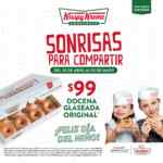 Krispy Kreme Día del Niño: docena glaseada original a $99 pesos