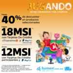 Promociones Lumen Día del Niño 2021: Hasta 40% de descuento + hasta 18 msi