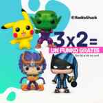 3x2 en figuras Funko Pop en RadioShack