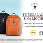 En Rock Hampton Polo Team llévate una mochila de regalo por cada $1200 de compra