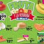 Ofertas S-Mart 3 días de frutas y verduras del 13 al 15 de abril