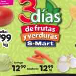 Ofertas S-Mart 3 días de frutas y verduras del 27 al 29 de abril