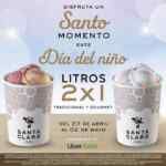 2x1 en litros de helado Santa Clara esta semana por el Día del Niño