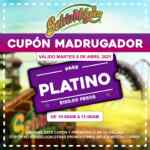 Cupón Madrugador Selva Mágica: Pase Platino a $150 hoy de 10:00 a 11:00