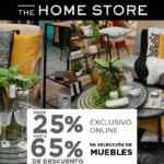 Liquidación de muebles Home Store: del 25% al 65% de descuento