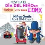 Promoción Turibus Día del Niño: Entrada gratis para niños hoy y mañana
