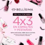 4x3 en esmaltes y pestañas en Bellísima