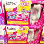 Promo Kotex cepillo facial Gratis en empaques marcados