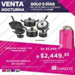 Venta Nocturna Liverpool 2021 del 28 de abril al 2 de mayo