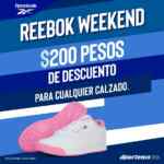 Reebok Weekend Dportenis: $200 de descuento en todos los tenis Reebok hasta hoy