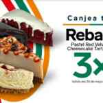 Cupón 7-Eleven 3x2 en rebanada de pastel varios sabores