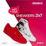 Andrea Hot Sale 2021: 2x1 en sneakers seleccionados