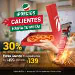 Benedettis Hot Sale 2021: 30% de descuento en pizzas grandes y medianas