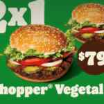 Cupón Burger King 2x1 en Whopper Vegetal