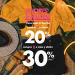 Descuentos escalonados C&A: Hasta 30% de descuento directo en shorts y faldas