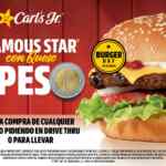 Carls Jr Día de la Hamburguesa: Famous Star a $1 peso en la compra de un combo el 28 de mayo