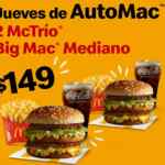 Cupones McDonalds Jueves de Automac 6 de mayo 2021