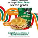 Cupón Petro Seven: papas o cuernito Gratis al cargar gasolina