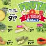 Ofertas S-Mart 3 días de frutas y verduras del 11 al 13 de mayo