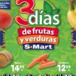 Ofertas S-Mart 3 días de frutas y verduras del 25 al 28 de mayo
