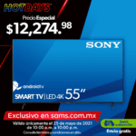 Sams Club Horas Extraordinarias Hot Days 25 de mayo 2021