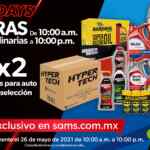 Sams Club Horas Extraordinarias Hot Days 26 de mayo 2021