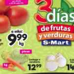 Ofertas S-Mart 3 días de frutas y verduras del 4 al 6 de mayo