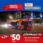 Turibus Hot Sale 2021: Turibus Nocturno a sólo $50