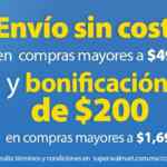 Código Walmart Super de $200 de bonificación + envío gratis este 13 de mayo