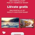 En HEB pantalla de 32” Gratis en la compra de una pantalla de 60” marca Sharp