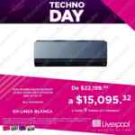 Liverpool Techno Day 20 de mayo: hasta 44% de descuento en aires acondicionados