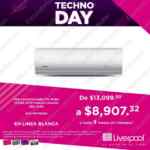Liverpool Techno Day 20 de mayo: hasta 44% de descuento en aires acondicionados