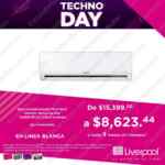 Liverpool Techno Day 20 de mayo: hasta 44% de descuento en aires acondicionados