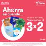 3x2 en mascarillas hoy en Farmacias del Ahorro