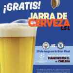 Promoción Hooters Final Champions League: Jarra de cerveza gratis si llevas el jersey del equipo ganador