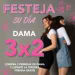 3x2 en prendas para dama en Quarry jeans hoy domingo