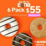 Promo 7-Eleven Día de la Dona 2021: 6 pack de donas por $55