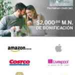 $2,000 de bonificación en Walmart, Amazon, Mercado Libre y más al pagar con American Express