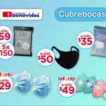 En Farmacias Benavides cubrebocas desde $29