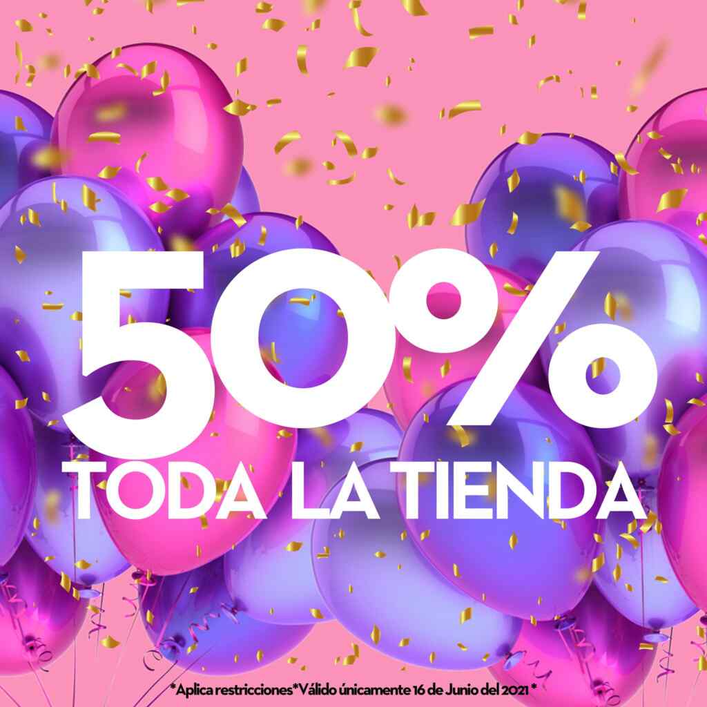 Beya 5º Aniversario 50 de descuento en toda la tienda este 16 de junio