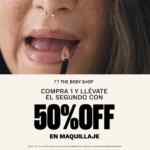 Segundo a mitad de precio en maquillaje en la tienda online de The Body Shop
