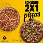 Cupón California Pizza Kitchen de 2x1 en pizzas de lunes a jueves de 11:00 a 17:00
