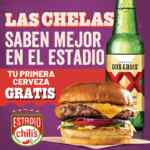 En Chilis llévate tu primera cerveza gratis de 2:00 a 4:00 PM durante partidos de Eurocopa