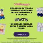 Combo Loco HEB: six pack de cervezas GRATIS en la compra de $120 en botanas