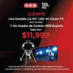 Promo HEB Día del Padre: asador Gratis en la compra de una pantalla de 50”