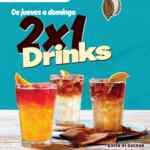 Promoción Hooters: 2x1 en drinks y Big Daddy a $94 de jueves a domingo