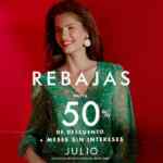 Rebajas Julio: Hasta 50% de descuento + meses sin intereses