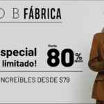Venta de Fábrica en LOB: Hasta 80% de descuento y productos desde $79