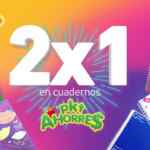 En Mi Tienda del Ahorro 2x1 en cuadernos del 29 de junio al 1 de julio